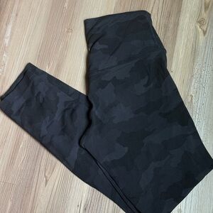 Lululemon align Black Camo Stretch Leggings - Brand Unknown